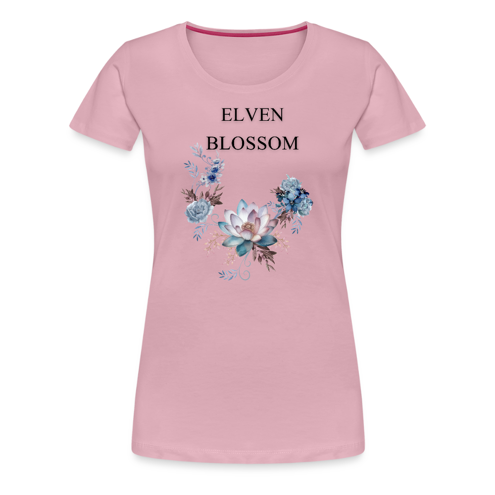 Women’s Premium T-Shirt Elven Blossom - rose shadow