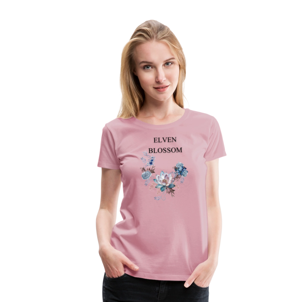 Women’s Premium T-Shirt Elven Blossom - rose shadow