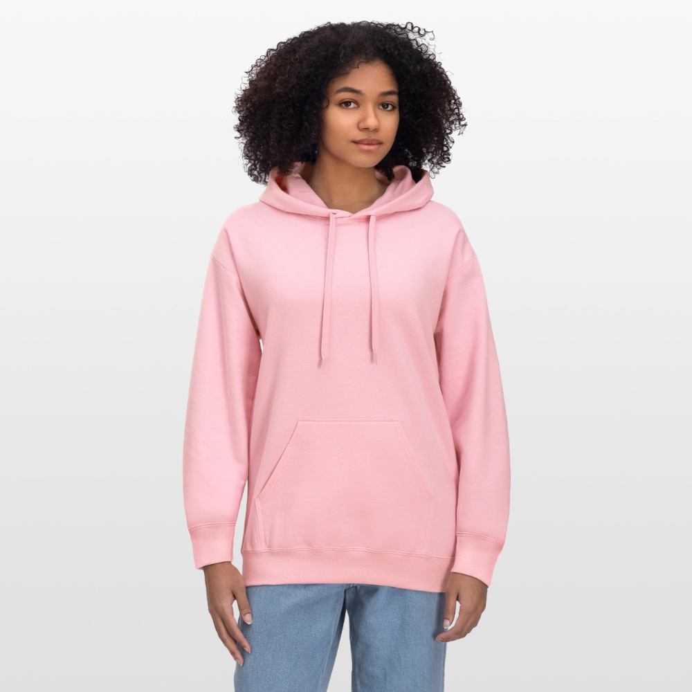 Mystischer Fantasy Hoodie – "Legacy of the Dragon" mit Drachen-Symbol auf dem Rücken | Perfekt für Rollenspiel & epische Abenteuer - light pink