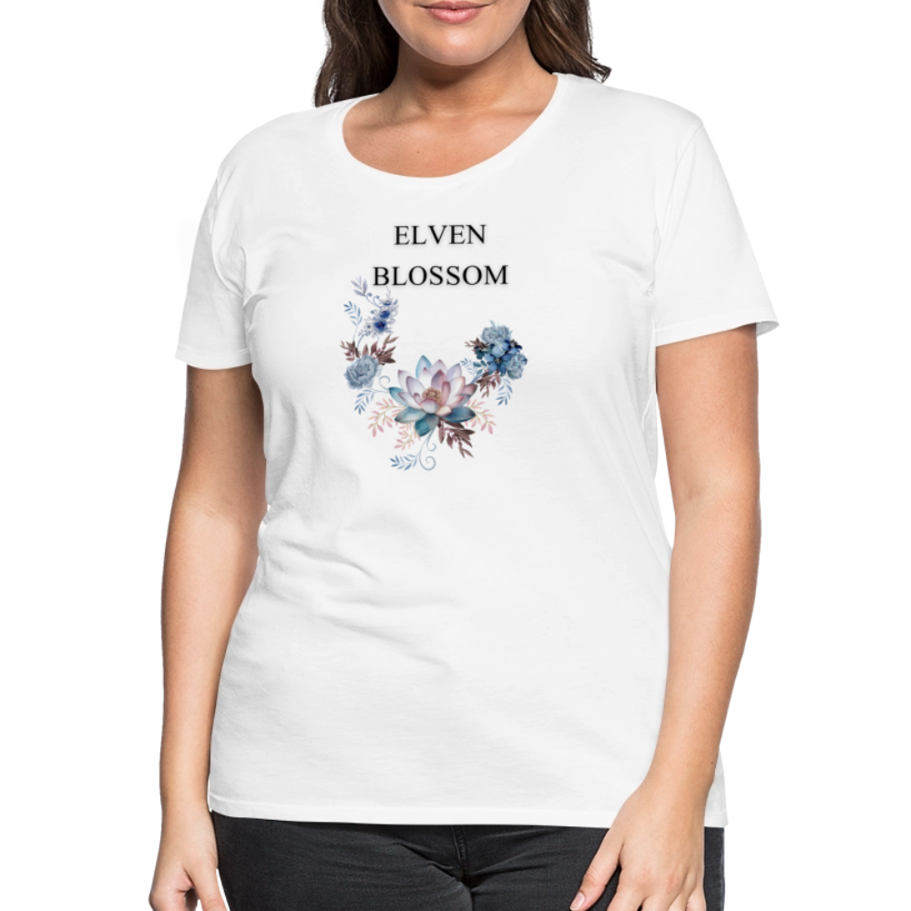 Women’s Premium T-Shirt Elven Blossom - white