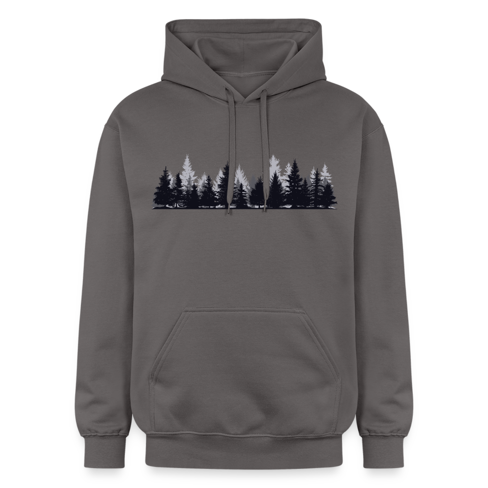 Mystischer Fantasy Hoodie – "Whispers of the Enchanted Forest" – Magisches Wald-Design für Abenteurer & Naturfreunde Gildan Unisex Softstyle® Midweight Hoodie - dark grey