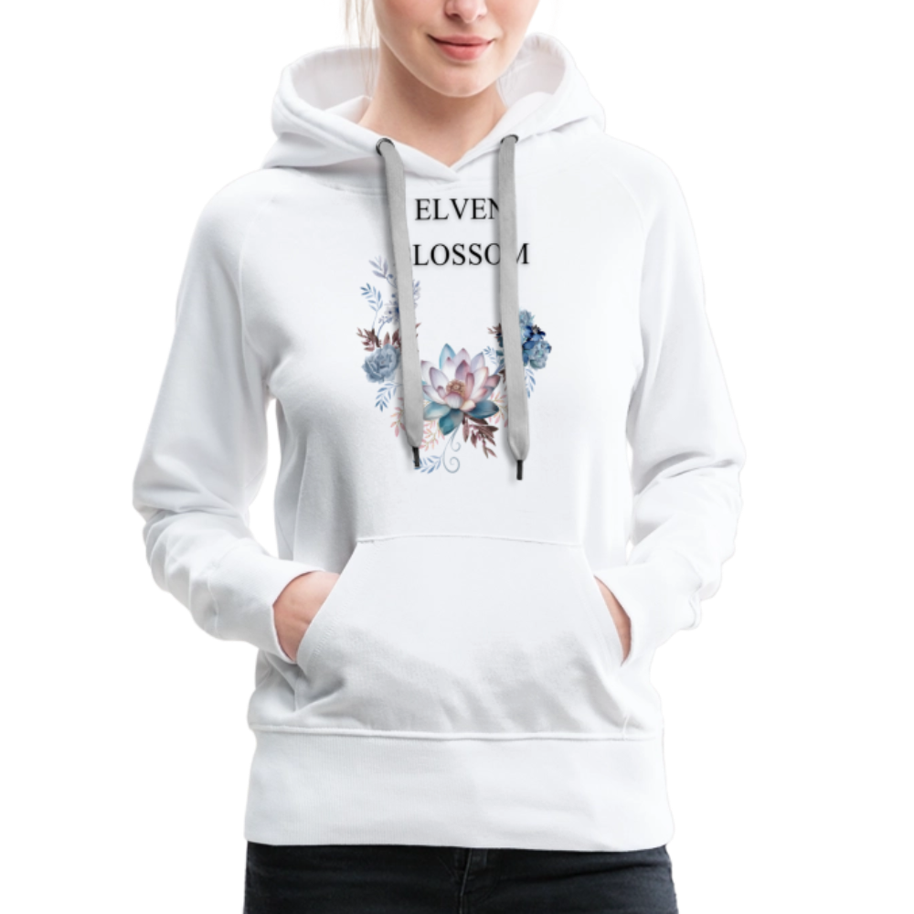 Women’s Premium Hoodie Elven - white