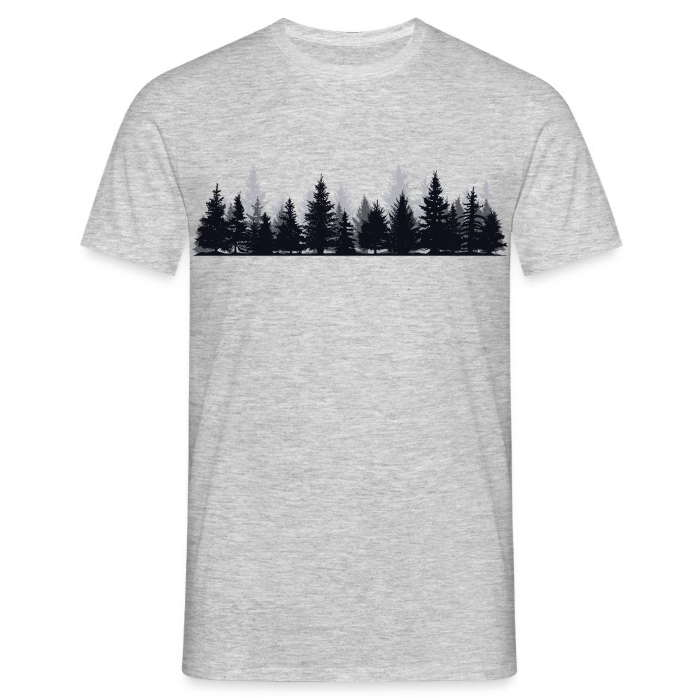 Mystisches Fantasy T-Shirt – "Whispers of the Enchanted Forest" – Magisches Wald-Design für Abenteurer & Naturfreunde - heather grey