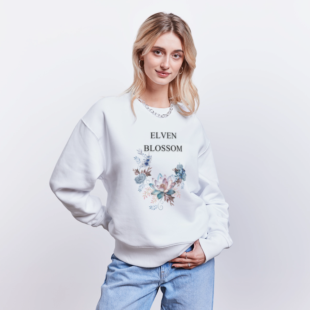 Stanley/Stella RADDER Unisex Oversize Organic Sweatshirt Elven Blossom - white