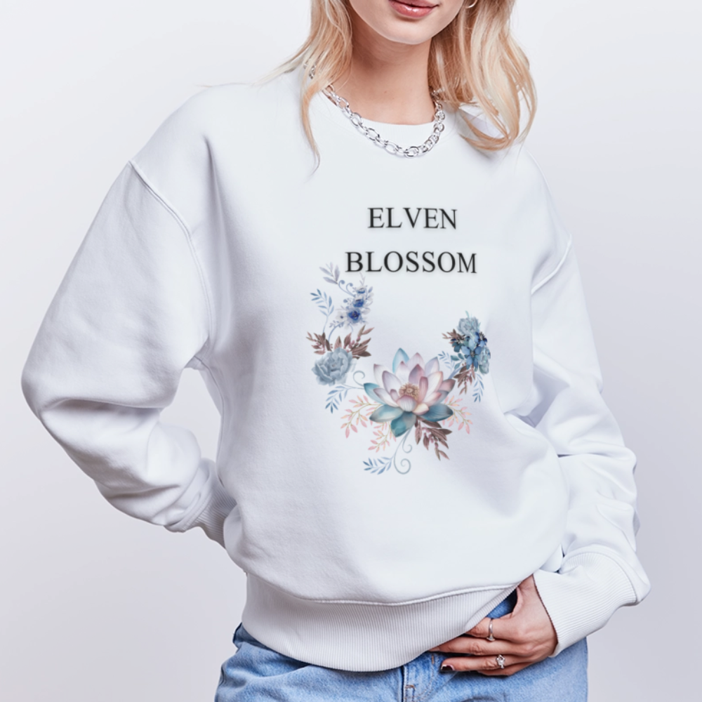 Stanley/Stella RADDER Unisex Oversize Organic Sweatshirt Elven Blossom - white