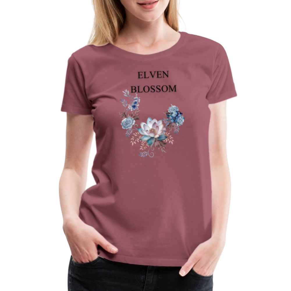 Women’s Premium T-Shirt Elven Blossom - mauve