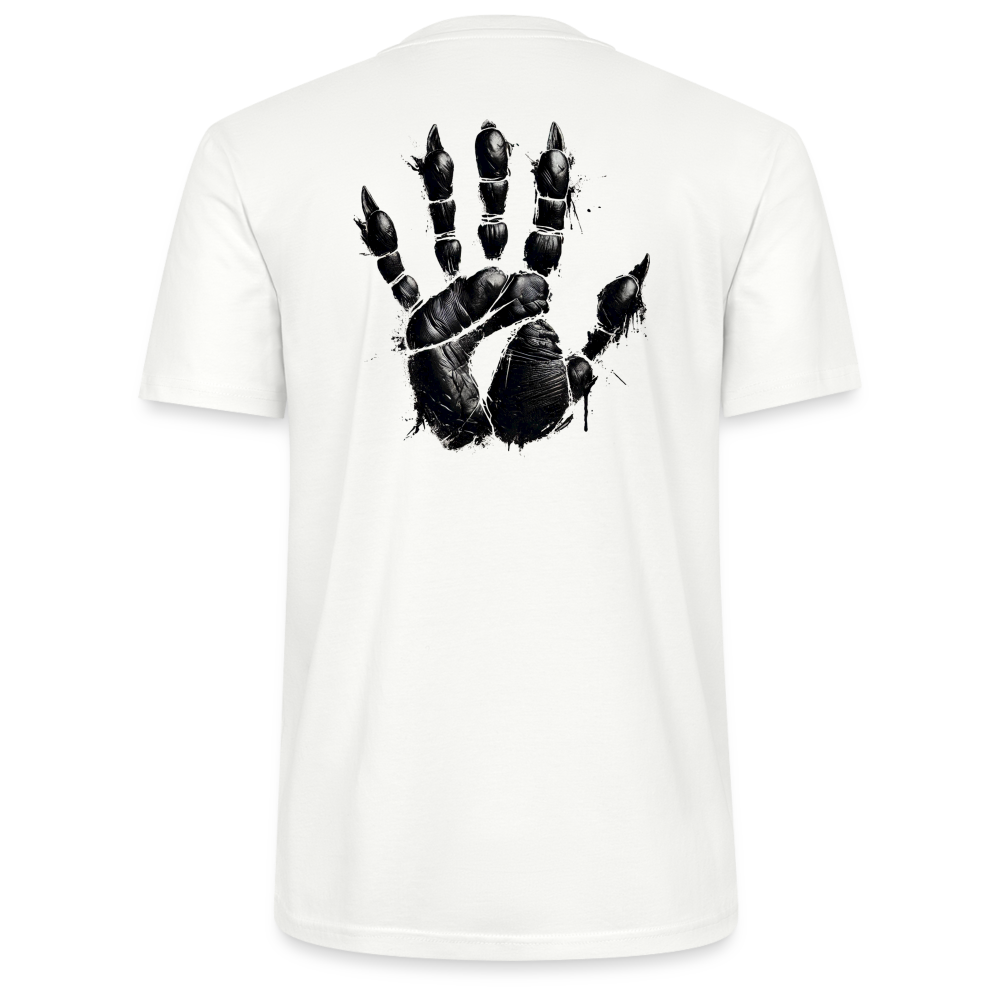 Orc-Krieger T-Shirt – "Mark of the Horde" mit Orc-Hand auf dem Rücken | Perfekt für Rollenspiel & Fantasy-Schlachten - white