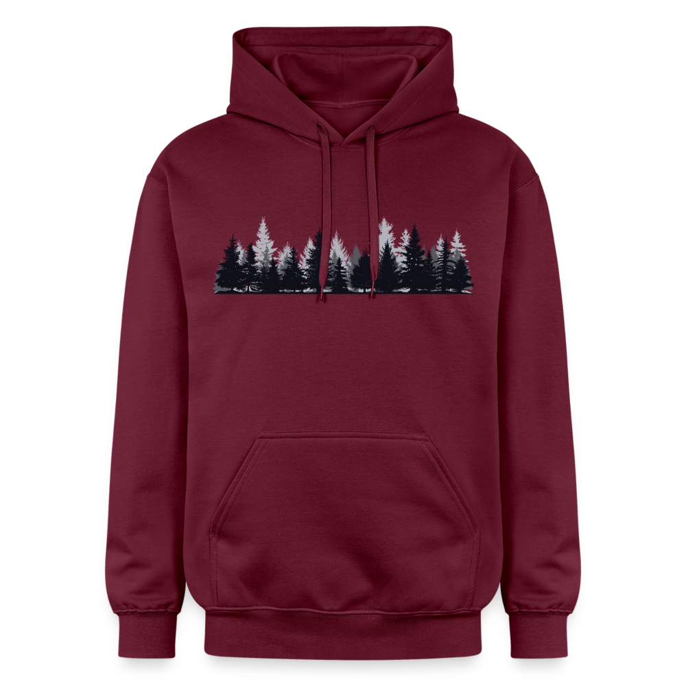 Mystischer Fantasy Hoodie – "Whispers of the Enchanted Forest" – Magisches Wald-Design für Abenteurer & Naturfreunde Gildan Unisex Softstyle® Midweight Hoodie - maroon