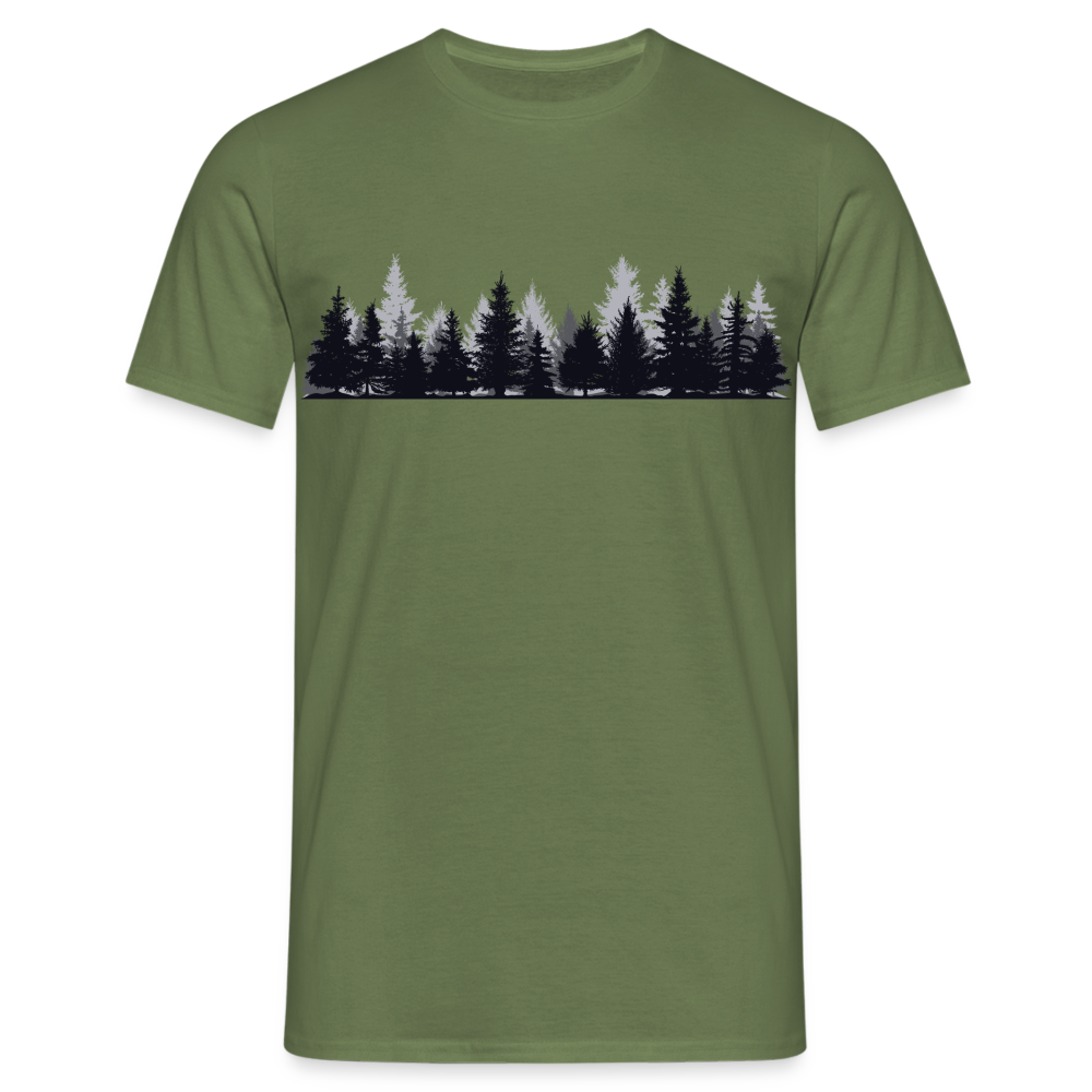 Mystisches Fantasy T-Shirt – "Whispers of the Enchanted Forest" – Magisches Wald-Design für Abenteurer & Naturfreunde - military green