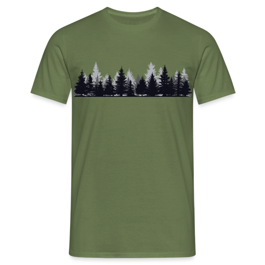 Mystisches Fantasy T-Shirt – "Whispers of the Enchanted Forest" – Magisches Wald-Design für Abenteurer & Naturfreunde - military green