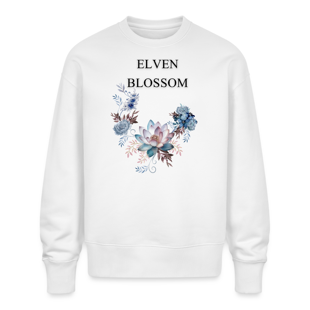 Stanley/Stella RADDER Unisex Oversize Organic Sweatshirt Elven Blossom - white