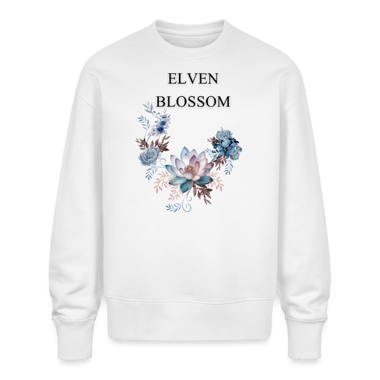 Stanley/Stella RADDER Unisex Oversize Organic Sweatshirt Elven Blossom - white