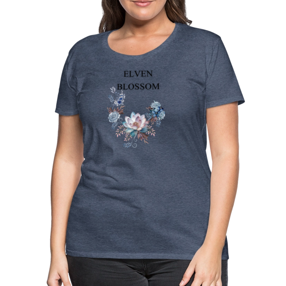 Women’s Premium T-Shirt Elven Blossom - heather blue