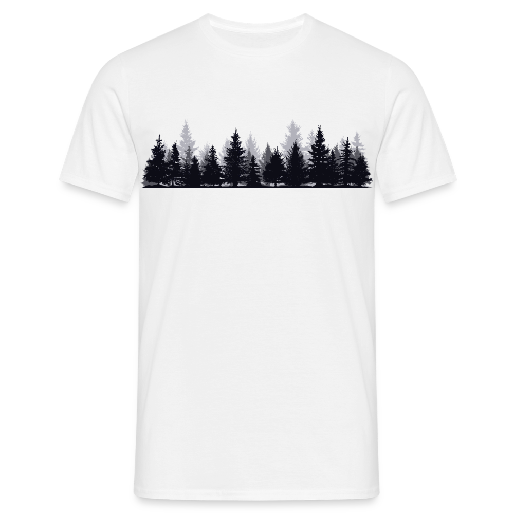 Mystisches Fantasy T-Shirt – "Whispers of the Enchanted Forest" – Magisches Wald-Design für Abenteurer & Naturfreunde - white