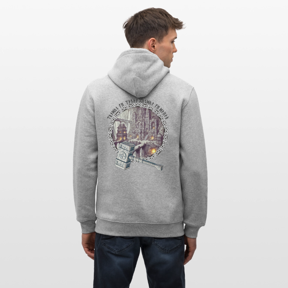 Stanley/Stella CRUISER Unisex Organic Hoodie Zwergen Hoodie - heather grey