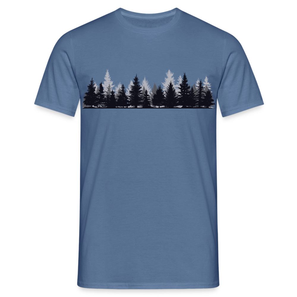 Mystisches Fantasy T-Shirt – "Whispers of the Enchanted Forest" – Magisches Wald-Design für Abenteurer & Naturfreunde - dove blue 