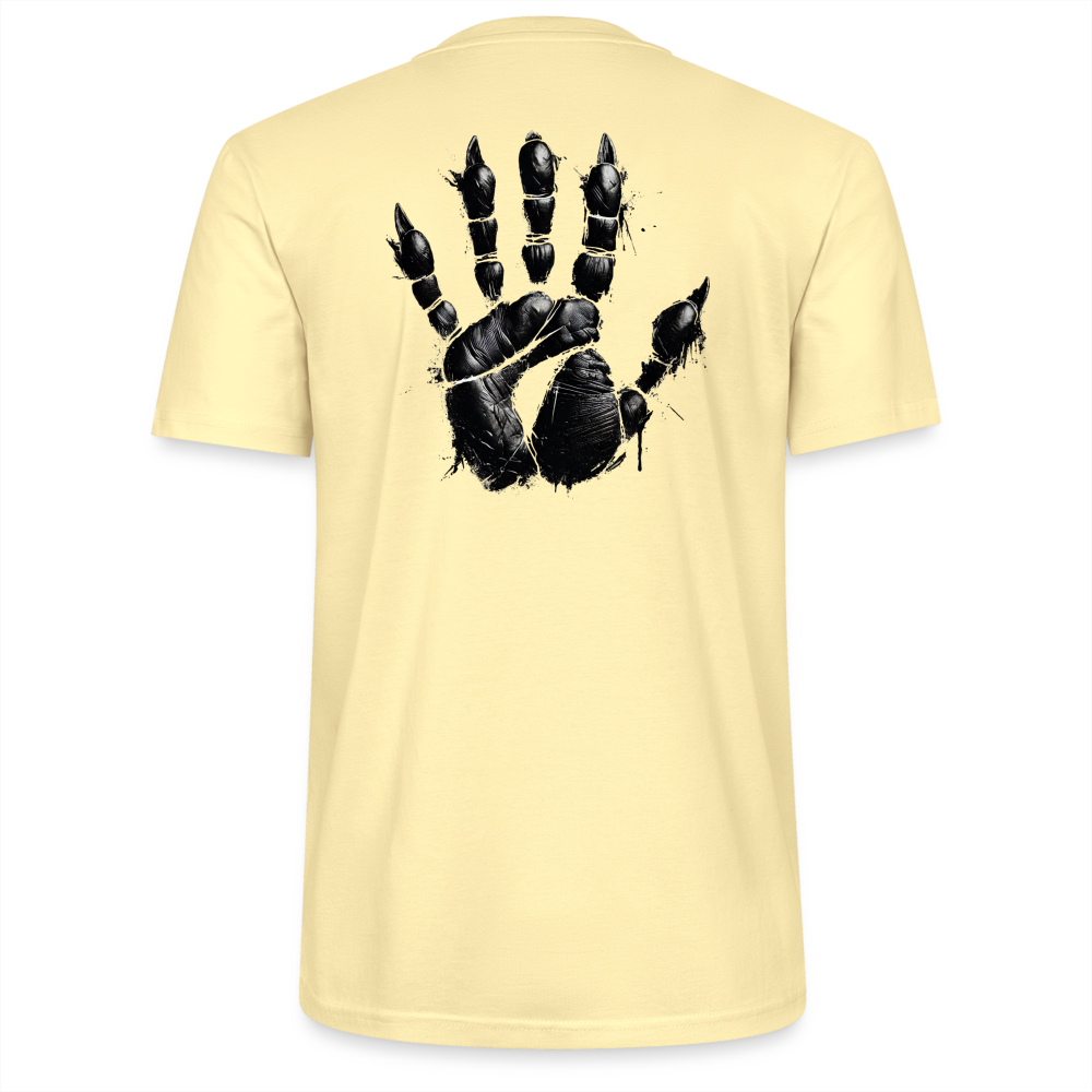 Orc-Krieger T-Shirt – "Mark of the Horde" mit Orc-Hand auf dem Rücken | Perfekt für Rollenspiel & Fantasy-Schlachten - cream