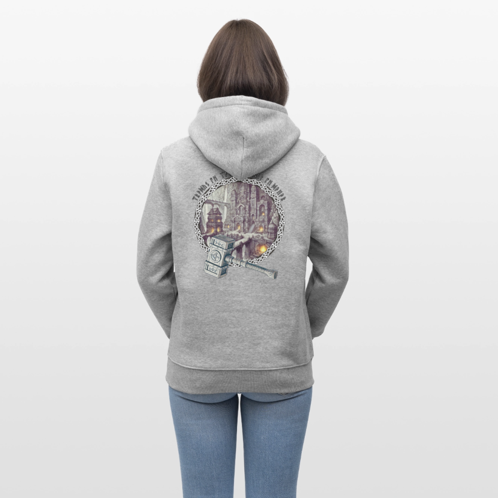 Stanley/Stella CRUISER Unisex Organic Hoodie Zwergen Hoodie - heather grey