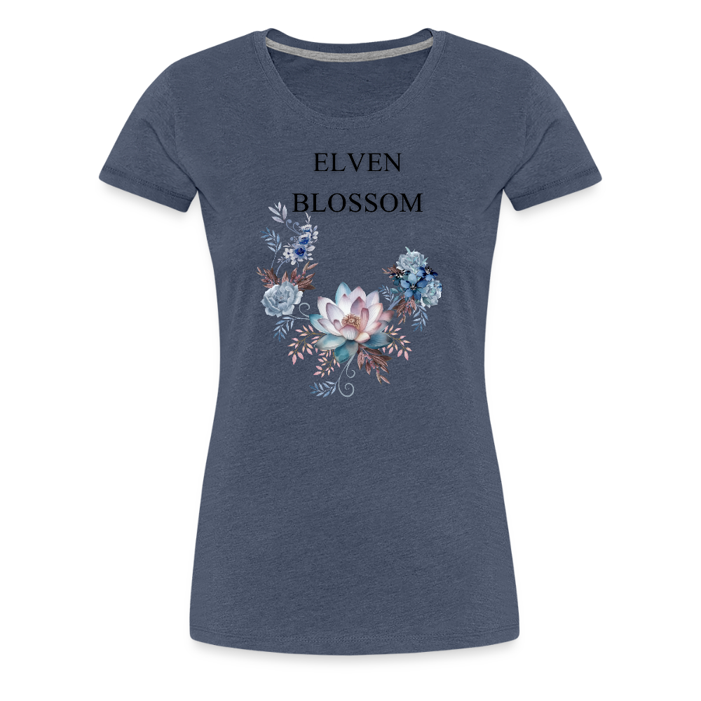 Women’s Premium T-Shirt Elven Blossom - heather blue