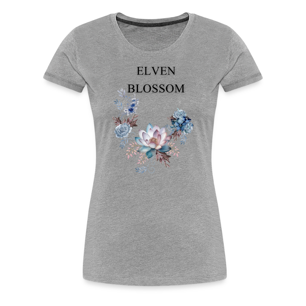 Women’s Premium T-Shirt Elven Blossom - heather grey