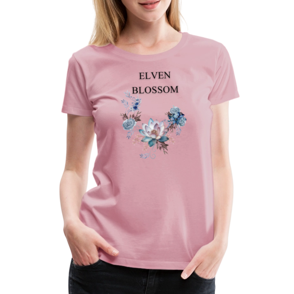 Women’s Premium T-Shirt Elven Blossom - rose shadow