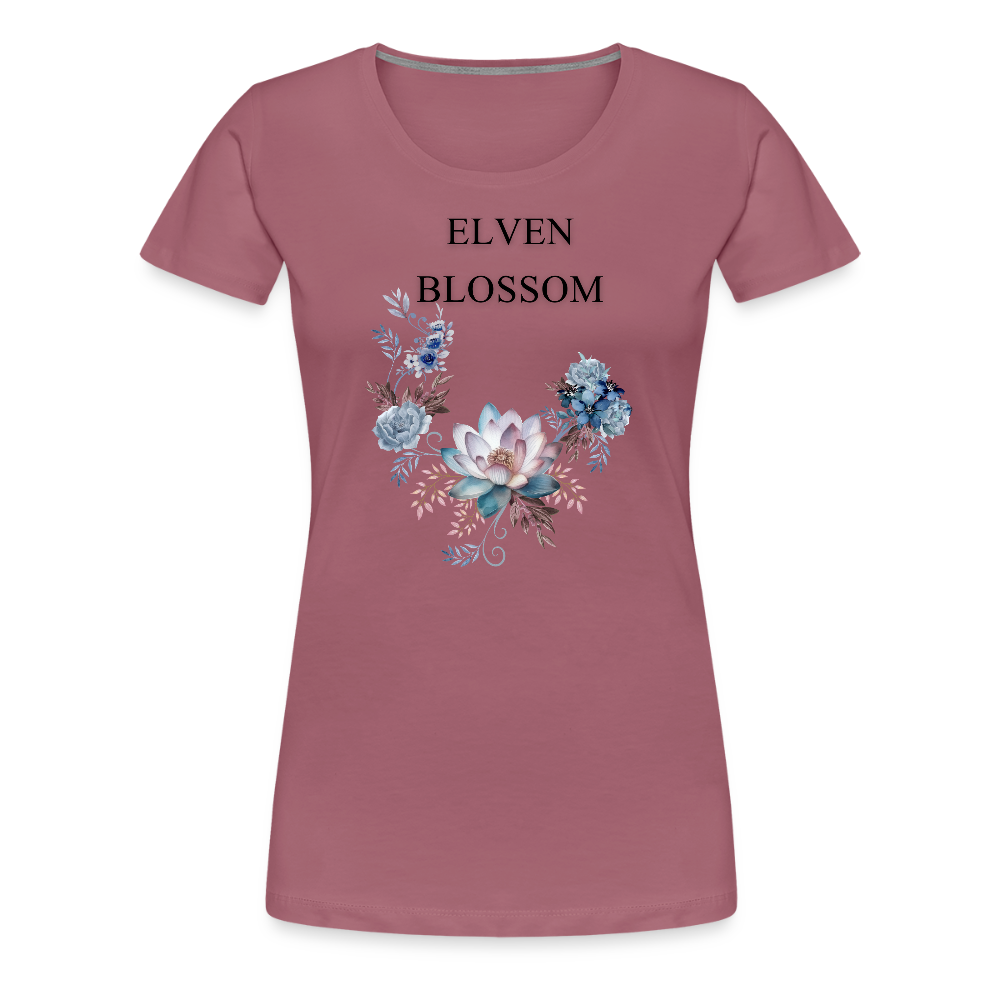 Women’s Premium T-Shirt Elven Blossom - mauve