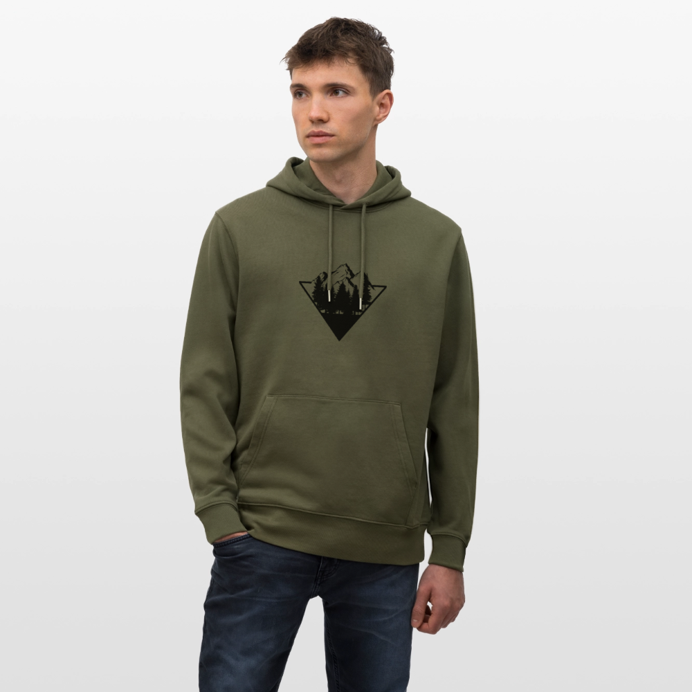 Stanley/Stella CRUISER Unisex Organic Hoodie Dwarven Peaks Hoodie – Die Stärke der Berge auf deiner Haut - khaki green