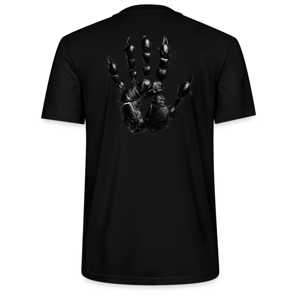 Orc-Krieger T-Shirt – "Mark of the Horde" mit Orc-Hand auf dem Rücken | Perfekt für Rollenspiel & Fantasy-Schlachten - black