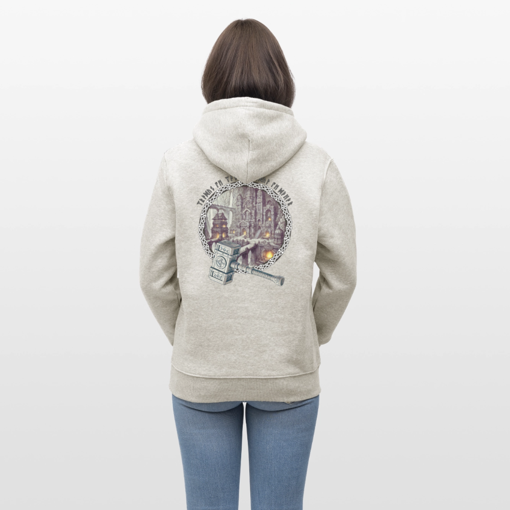 Stanley/Stella CRUISER Unisex Organic Hoodie Zwergen Hoodie - heather oatmeal