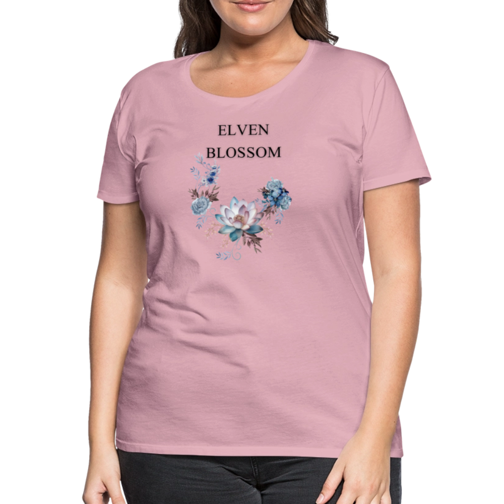 Women’s Premium T-Shirt Elven Blossom - rose shadow