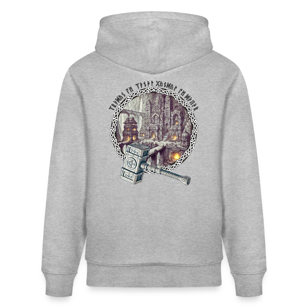 Stanley/Stella CRUISER Unisex Organic Hoodie Zwergen Hoodie - heather grey