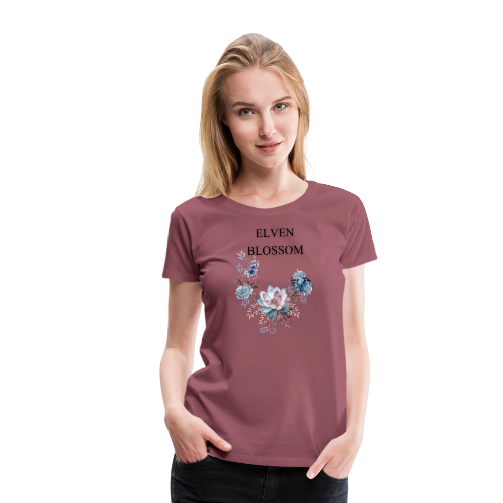 Women’s Premium T-Shirt Elven Blossom - mauve